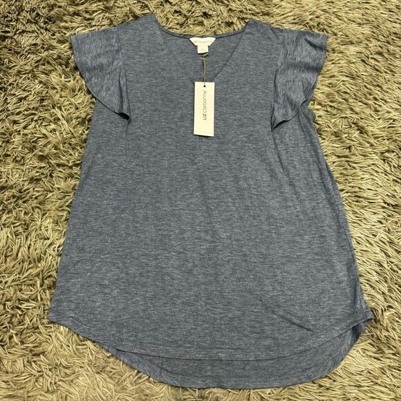 Liz Claiborne Short Sleeve Shirt Size Small NWT - Picture 1 of 8